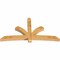 Ekena Millwork Davenport Rough Sawn Timber Gable Bracket, Western Red Cedar, 96"W x 52"H x 6"D x 6"F, 13/12 Pitch GBW096X52X0606DAV00RWR - alternate 2